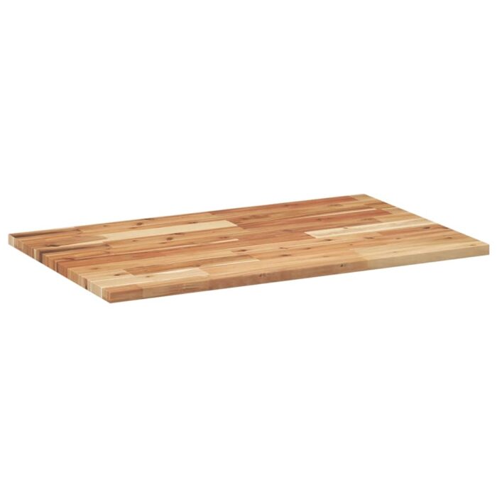 Dessus de table rectangulaire 100x50x2 cm bois massif d'acacia – Image 4
