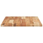 Dessus de table rectangulaire 100x50x2 cm bois massif d'acacia – Image 5