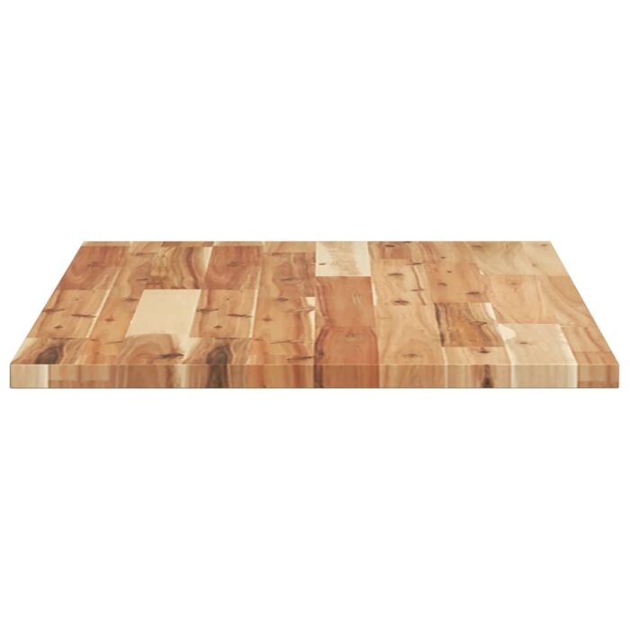 Dessus de table rectangulaire 100x50x2 cm bois massif d'acacia – Image 5