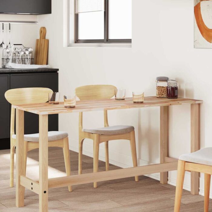 Dessus de table rectangulaire 120x60x2 cm bois massif d'acacia – Image 2