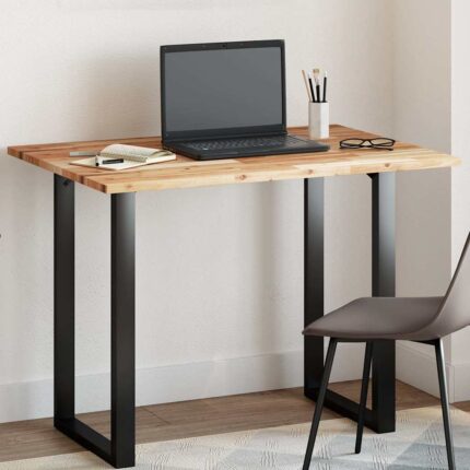 Dessus de table rectangulaire 100x70x2 cm bois massif d'acacia