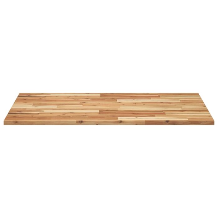 Dessus de table rectangulaire 100x70x2 cm bois massif d'acacia – Image 3