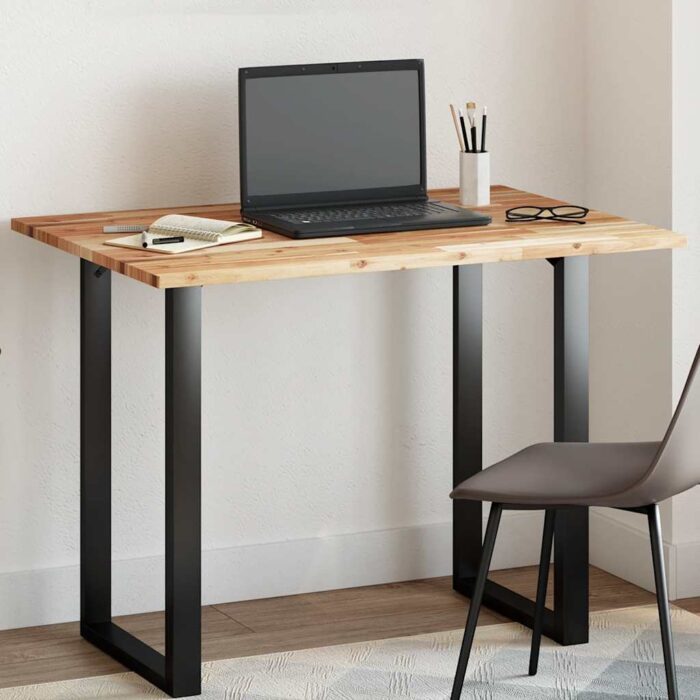 Dessus de table rectangulaire 120x70x2 cm bois massif d'acacia – Image 1