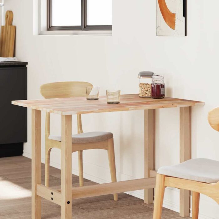 Dessus de table rectangulaire 120x70x2 cm bois massif d'acacia – Image 2