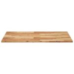 Dessus de table rectangulaire 120x70x2 cm bois massif d'acacia – Image 3