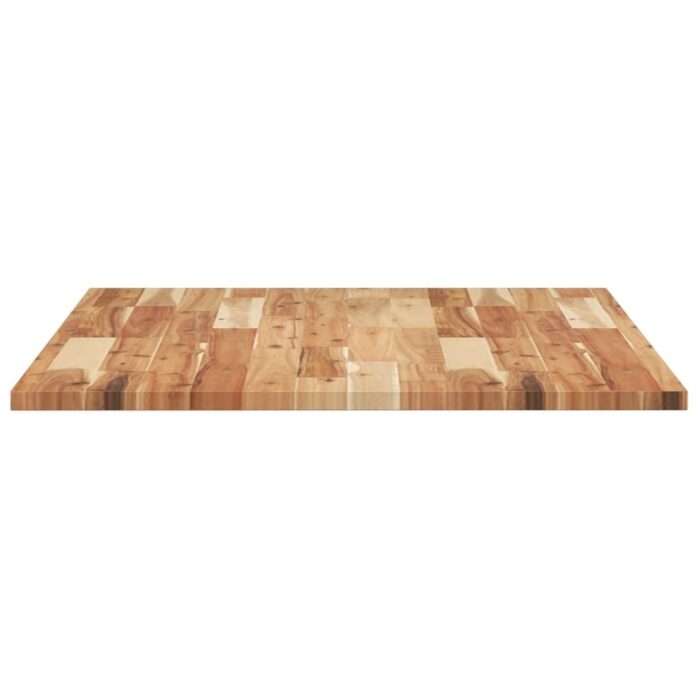 Dessus de table rectangulaire 120x70x2 cm bois massif d'acacia – Image 4