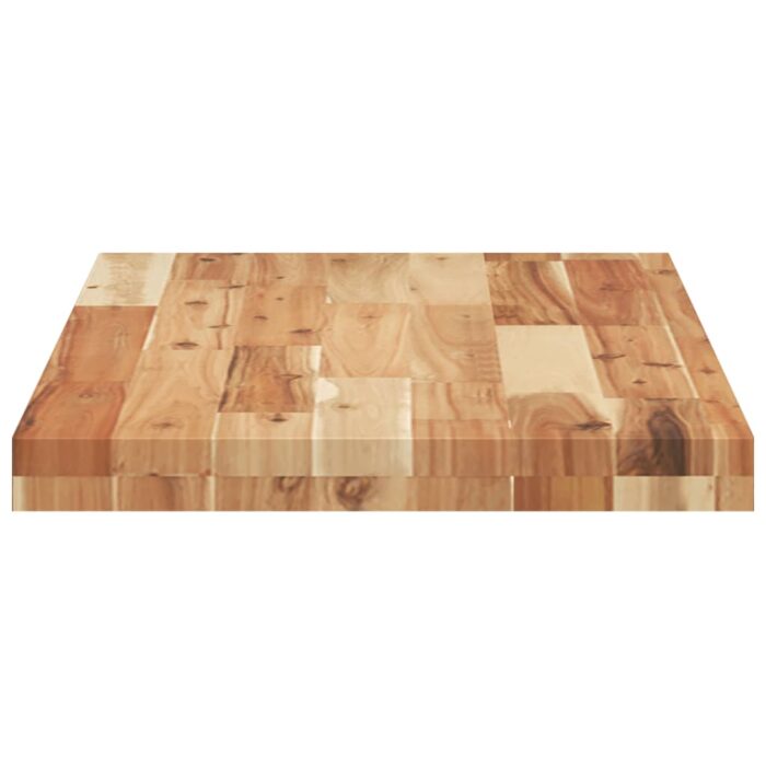 Dessus de table 60x40x4 cm rectangulaire bois massif d'acacia – Image 4