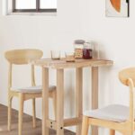 Dessus de table rectangulaire 80x50x4 cm bois massif d'acacia – Image 2