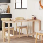 Dessus de table rectangulaire 120x50x4 cm bois massif d'acacia – Image 2