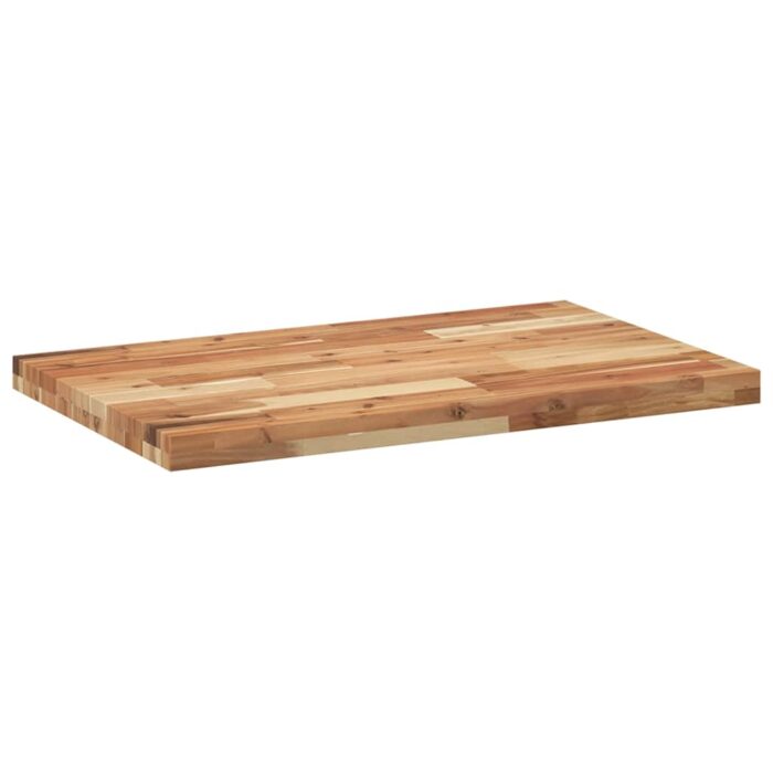 Dessus de table rectangulaire 120x50x4 cm bois massif d'acacia – Image 6