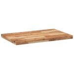 Dessus de table rectangulaire 140x50x4 cm bois massif d'acacia – Image 6