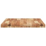 Dessus de table rectangulaire 80x60x4 cm bois massif d'acacia – Image 5