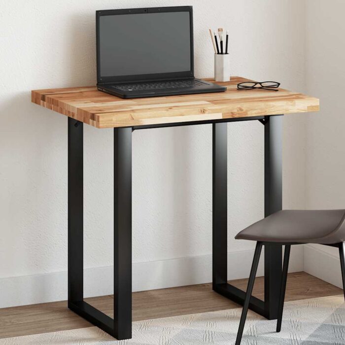 Dessus de table rectangulaire 100x60x4 cm bois massif d'acacia – Image 1