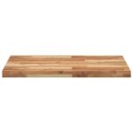 Dessus de table rectangulaire 100x60x4 cm bois massif d'acacia – Image 3