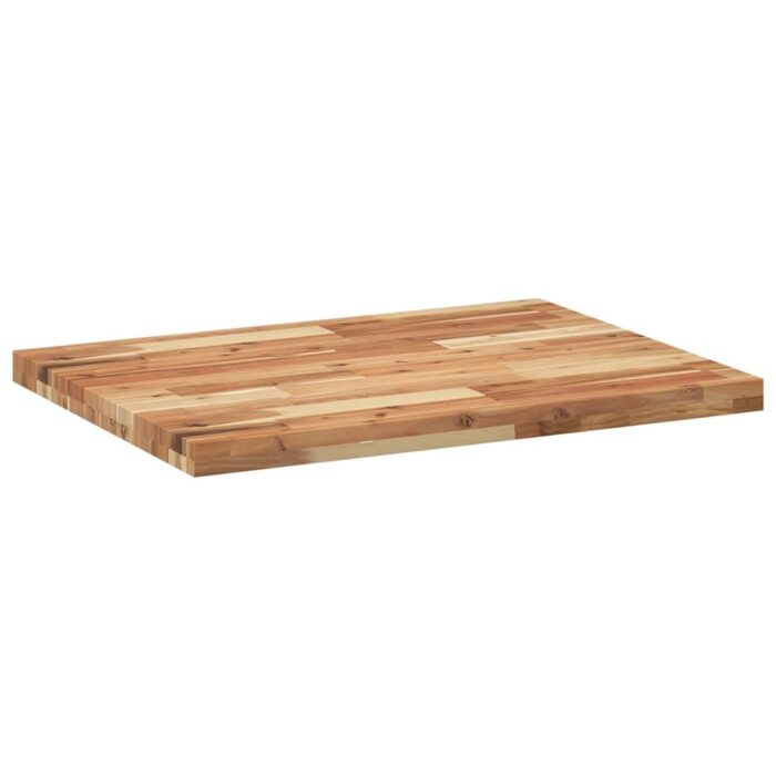 Dessus de table rectangulaire 100x60x4 cm bois massif d'acacia – Image 6