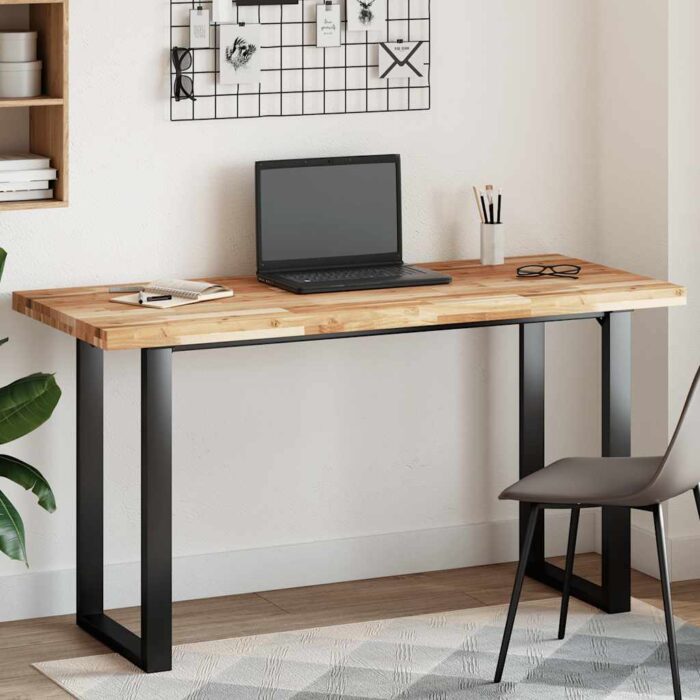 Dessus de table rectangulaire 120x60x4 cm bois massif d'acacia – Image 1