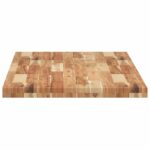 Dessus de table rectangulaire 120x60x4 cm bois massif d'acacia – Image 5