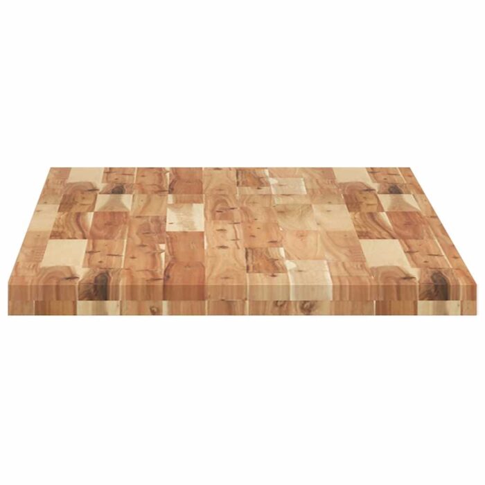 Dessus de table rectangulaire 120x60x4 cm bois massif d'acacia – Image 5