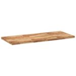Dessus de table rectangulaire 120x60x4 cm bois massif d'acacia – Image 6