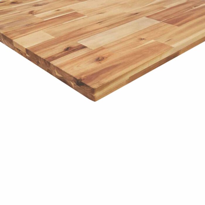 Dessus de table rectangulaire 120x60x4 cm bois massif d'acacia – Image 7