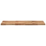 Dessus de table rectangulaire 140x60x4 cm bois massif d'acacia – Image 3