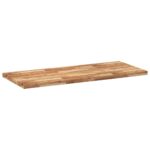 Dessus de table rectangulaire 140x60x4 cm bois massif d'acacia – Image 4