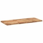 Dessus de table rectangulaire 140x60x4 cm bois massif d'acacia – Image 6