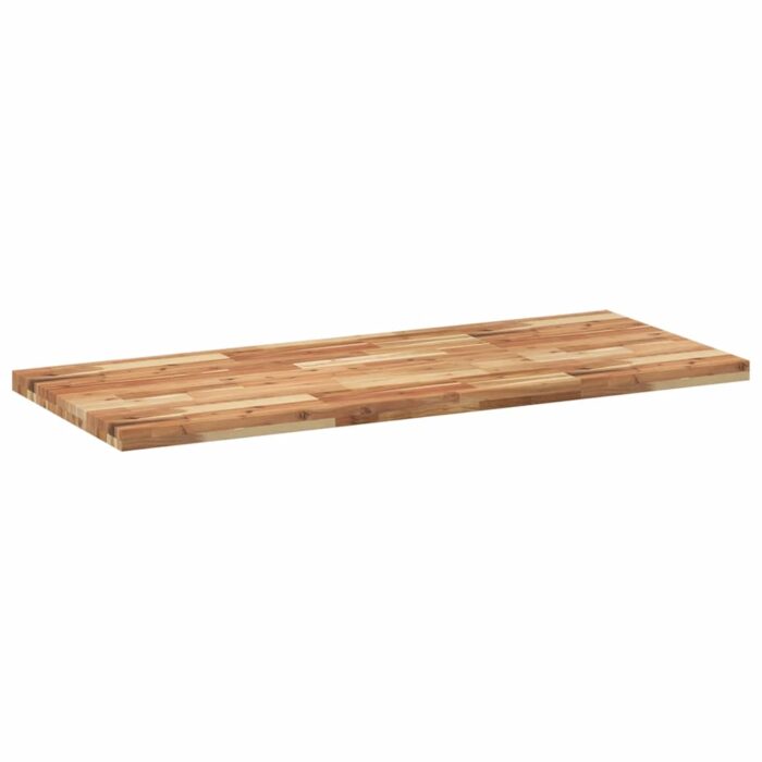 Dessus de table rectangulaire 140x60x4 cm bois massif d'acacia – Image 6