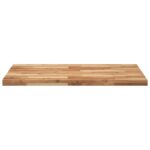 Dessus de table rectangulaire 120x70x4 cm bois massif d'acacia – Image 3