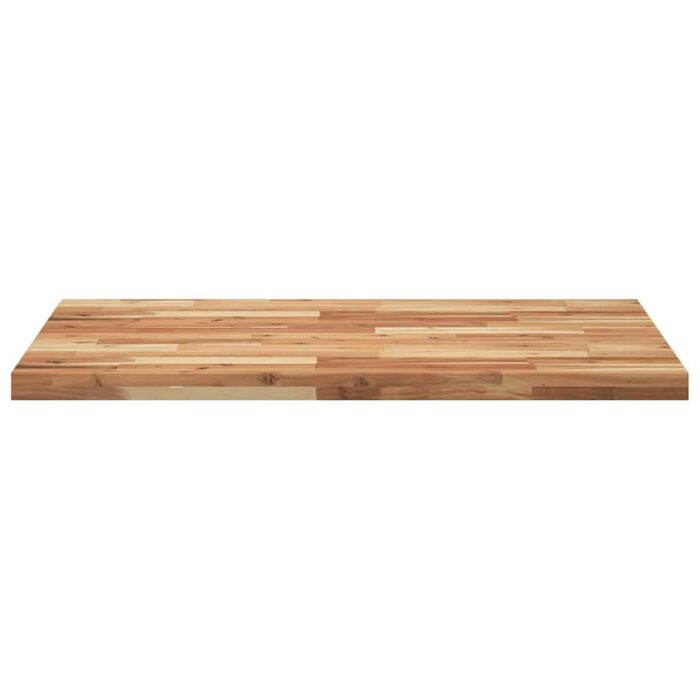 Dessus de table rectangulaire 120x70x4 cm bois massif d'acacia – Image 3