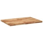 Dessus de table rectangulaire 120x70x4 cm bois massif d'acacia – Image 4