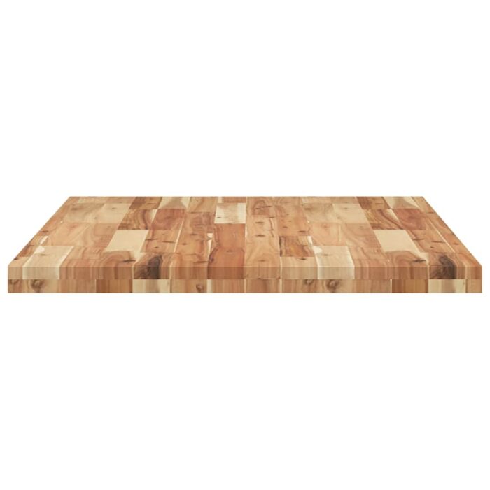 Dessus de table rectangulaire 120x70x4 cm bois massif d'acacia – Image 5