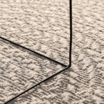 Tapis ZIZUR crème 200x290 cm aspect de jute intérieur extérieur – Image 3