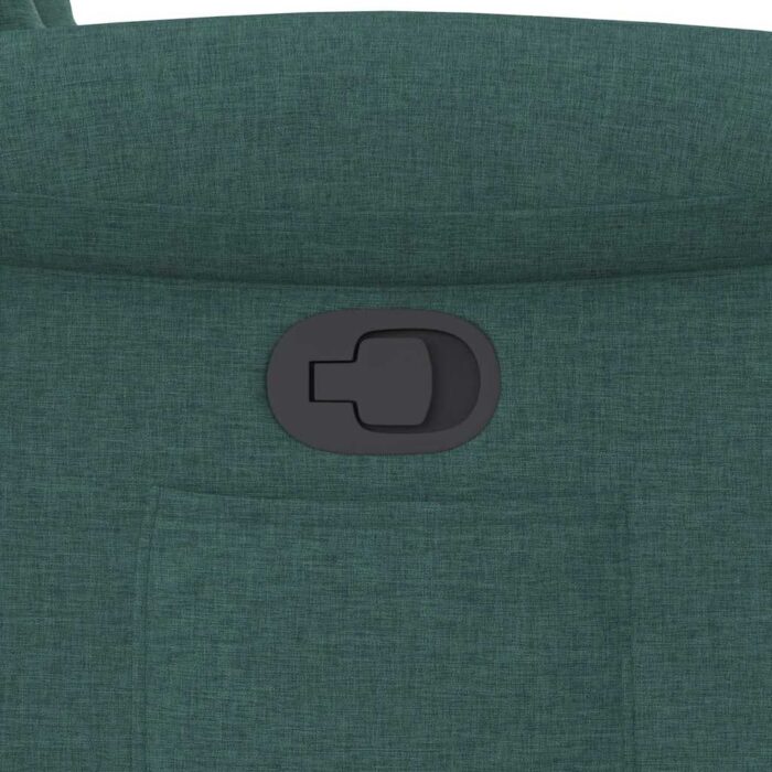 Fauteuil inclinable Vert foncé Tissu – Image 7