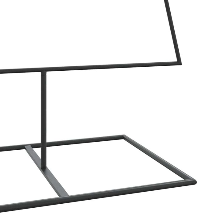 Arbre de Noël en métal pour décoration noir 180 cm – Image 4