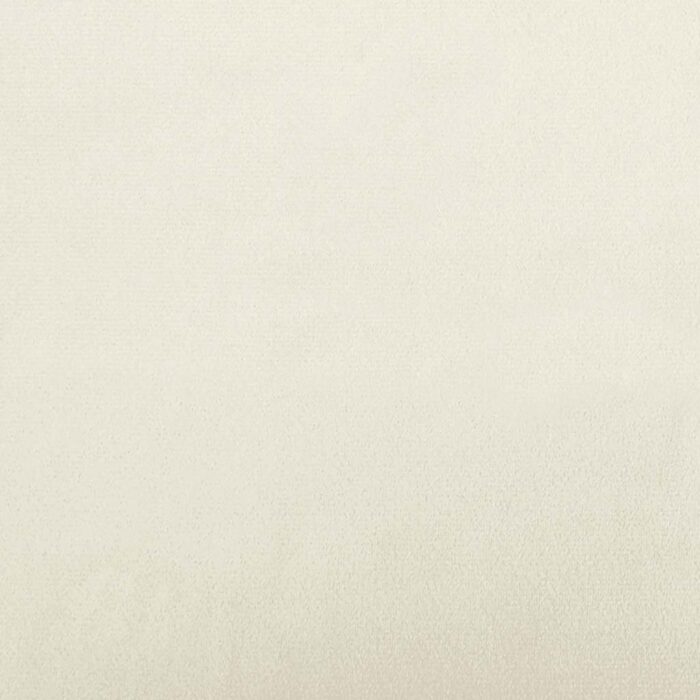 Canapé deux places Crème 111 cm Velours – Image 5