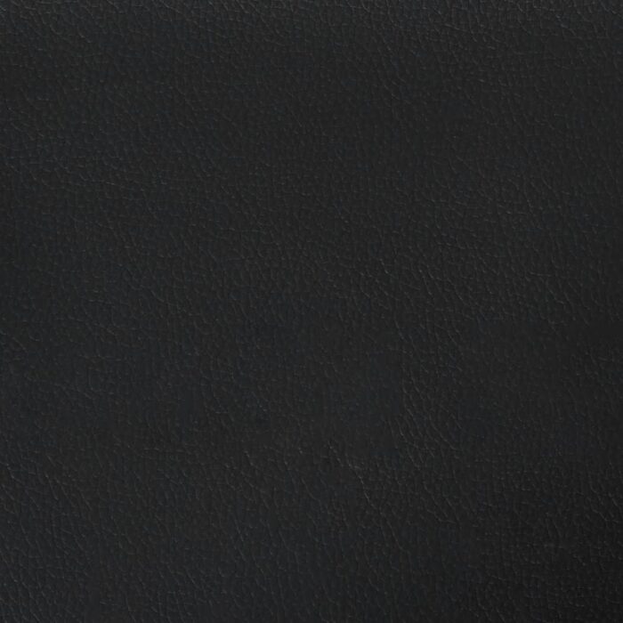 Canapé 2 places Noir 140 cm Similicuir – Image 6