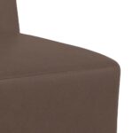 Canapé modulaire sans accoudoirs Marron 55 cm Similicuir – Image 5