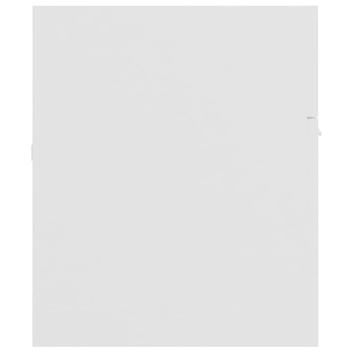 Armoire d'évier Blanc 100x38,5x46 cm Bois d’ingénierie – Image 5