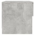 Tables de chevet 2 pcs Gris béton Bois d'ingénierie – Image 4