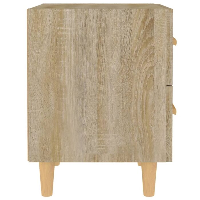 Table de chevet Chêne sonoma 40x35x47,5 cm – Image 2