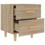 Table de chevet Chêne sonoma 40x35x47,5 cm – Image 3