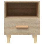 Table de chevet Chêne sonoma 40x35x47 cm – Image 2