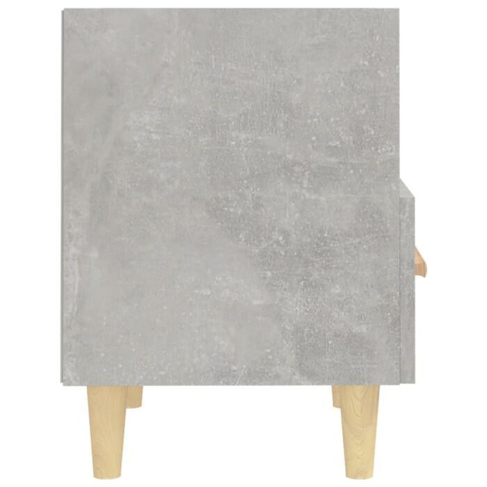 Table de chevet Gris béton 40x35x47 cm – Image 4