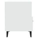 Table de chevet Blanc Bois d'ingénierie – Image 2