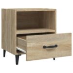 Table de chevet Chêne sonoma Bois d'ingénierie – Image 3