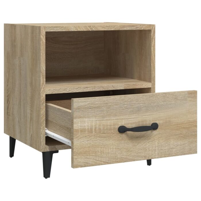 Table de chevet Chêne sonoma Bois d'ingénierie – Image 3