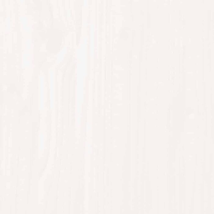 Table basse Blanc 40x50x35 cm Bois massif de pin – Image 7