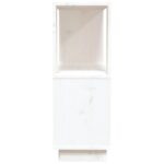 Bibliothèque/Séparateur de pièce Blanc 80x25x70 cm Pin solide – Image 4