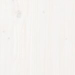 Bibliothèque/Séparateur de pièce Blanc 80x25x70 cm Pin solide – Image 5